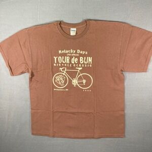 Kolacky Days Tour de Bun Bicycle Classic Montgomery MN Gildan T Shirt‎ XL